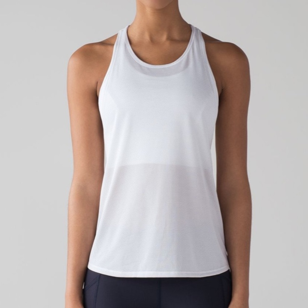 lululemon athletica White Tank Top